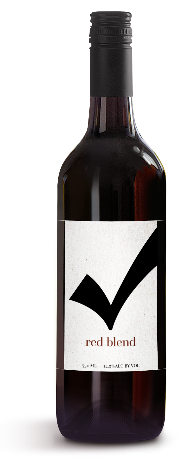 Check Red Blend - Full Bottle Image