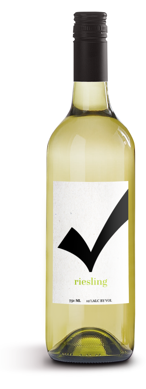 Check Riesling Wine - Full Bottle Image
